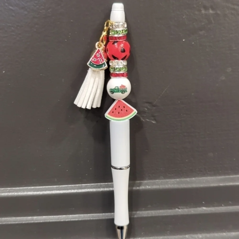 Watermelon focal pens with tassel Set Of 3